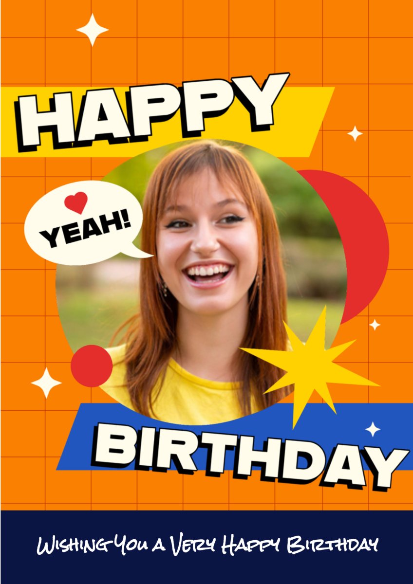 Happy Birthday Yeah! - card