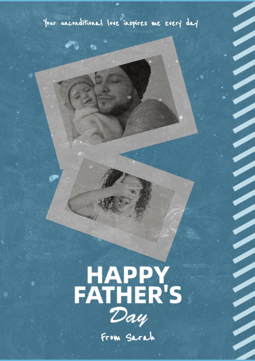 Happy Father's Day Snaps - card