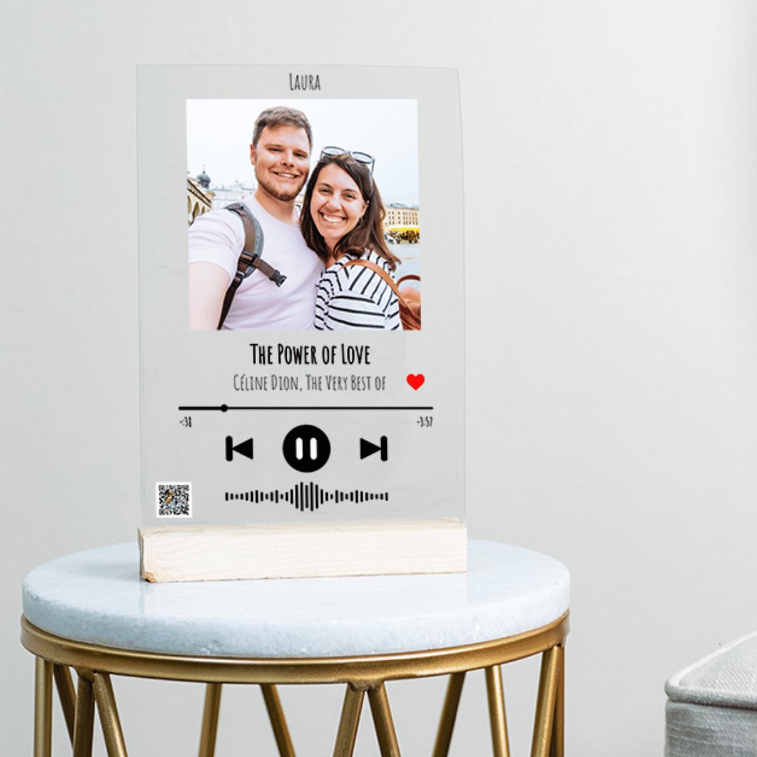 Personalised Music Plaque - card